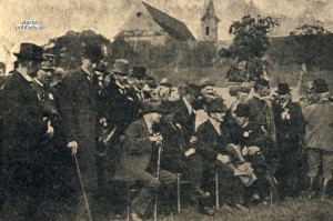 Sadenie lipy slobody v Malackách, 1919 