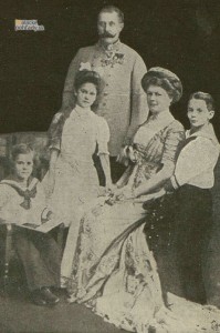 František Ferdinand s rodinou