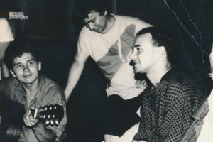 Vlado Zetek s Jarom Strungom a Jonášom Jiráskom.