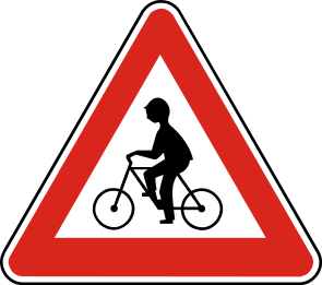 Osadenie značiek pre ochranu cyklistov