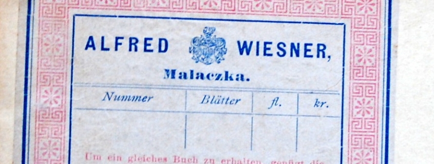 Alfred Wiesner Malaczka, firemný štítok