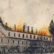 Požiar Čierneho kláštora v Malackách, 1910