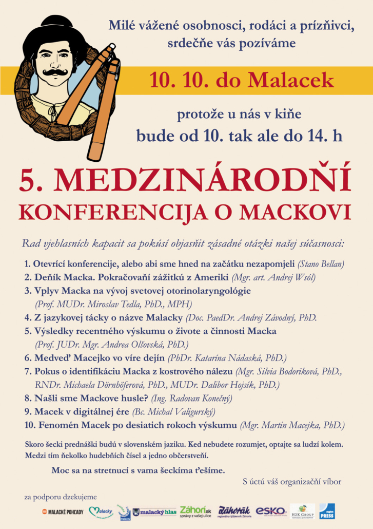 5. medzinárodná konferencia o Mackovi, program